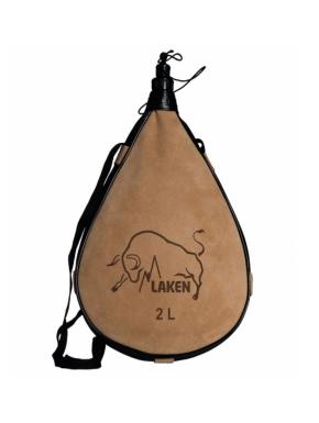 LAKEN Leather canteen 2 L straight form