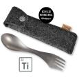 Ложка-виделка LIGHT MY FIRE Spork Kit Titanium