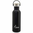 Бутылка для воды LAKEN Basic Steel Bottle 0,75L - Bamboo Cap