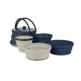 Набір посуду SEA TO SUMMIT X-Set 12 (Navy Kettle, Navy Bowl & Mug, Sand Bowl & Mug)