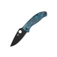 Ніж SPYDERCO Tenacious Black Blade, D-2, Titanium