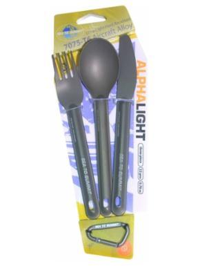 Набір ЛВН SEA TO SUMMIT Alpha Set Aluminium 3pc  (knife-fork-spoon)
