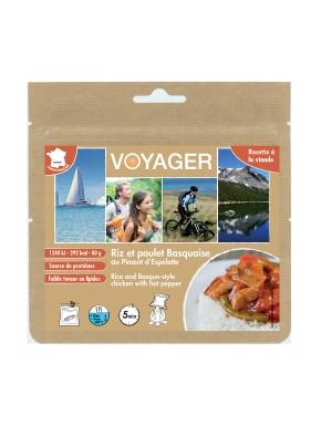 Сублимированная еда VOYAGER Rice and chicken with Espelette's pepper 80 г