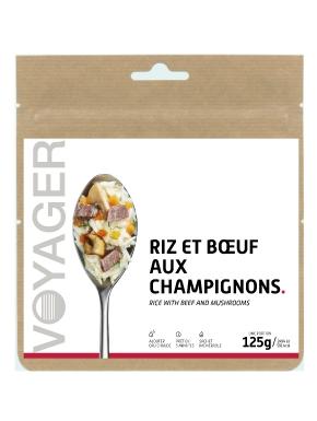 VOYAGER Rice with beef and mushrooms 125 г