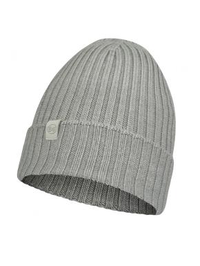 BUFF MERINO WOOL KNITTED HAT NORVAL