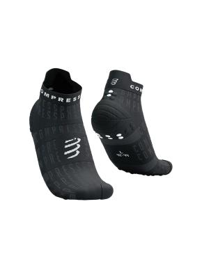 Compressport Pro Racing Socks V4.0 Run Low - Black Edition 2023