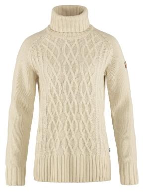 Свитер FJALLRAVEN Ovik Cable Knit Roller Neck W
