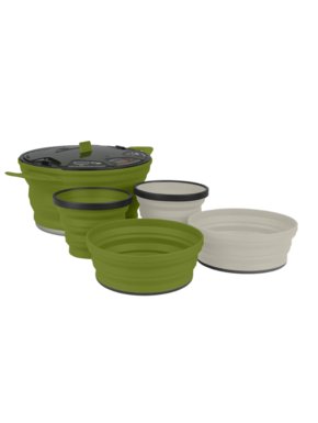 SEA TO SUMMIT X-Set 31 (Olive Pot, Olive Bowl & Mug, Sand Bowl & Mug)