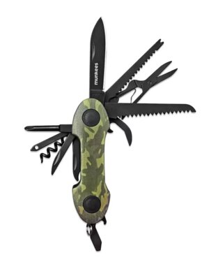 MUNKEES Pocket Knife Camo