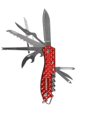 MUNKEES Pocket Knife red