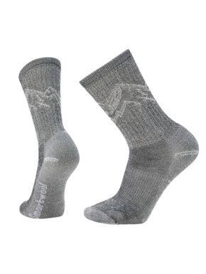 SMARTWOOL Classic Hike Light Cushion Mountain Pattern Crew SMARTWOOL Classic Hike Light Cushion Mountain Pattern Crew