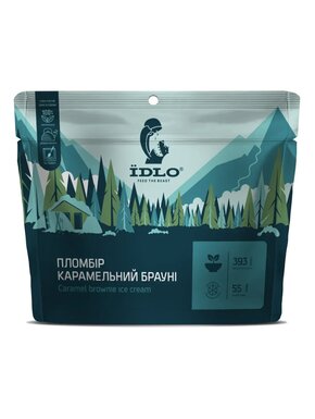 ЇDLO Пломбір карамельний брауні ЇDLO Пломбір карамельний брауні