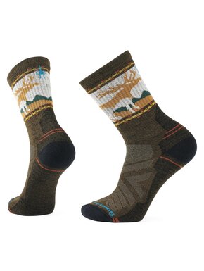 SMARTWOOL Hike Light Cushion Mountain Moose Crew