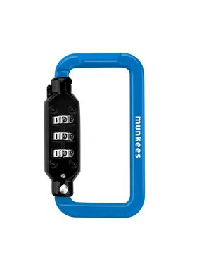 MUNKEES Combi Lock Carabiner Square 35941