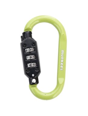 MUNKEES Combi Lock Carabiner D-Shape