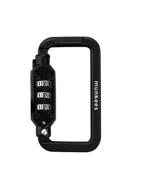 MUNKEES Combi Lock Carabiner Square 35942
