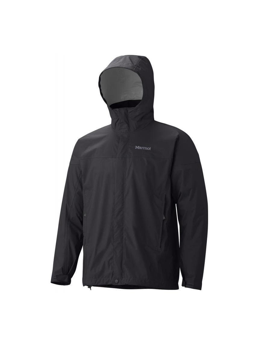 Black Marmot Men's PreCip Lightweight Waterproof Jacket 