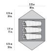 extra-Палатка MSR Zoic 3