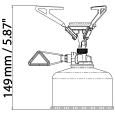 extra-Газовий пальник PRIMUS MicronTrail Piezo