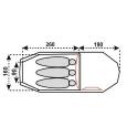 extra-Палатка FJORD NANSEN Korsyka III COMPACT