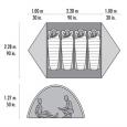 extra-Палатка MSR Zoic 4