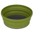 extra-Набор посуды SEA TO SUMMIT X-Set 3 (Black Pouch, Olive Plate, Olive Bowl, Sand Mug)