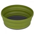 extra-Набір посуду SEA TO SUMMIT X-Set 3 (Black Pouch, Olive Plate, Olive Bowl, Sand Mug)